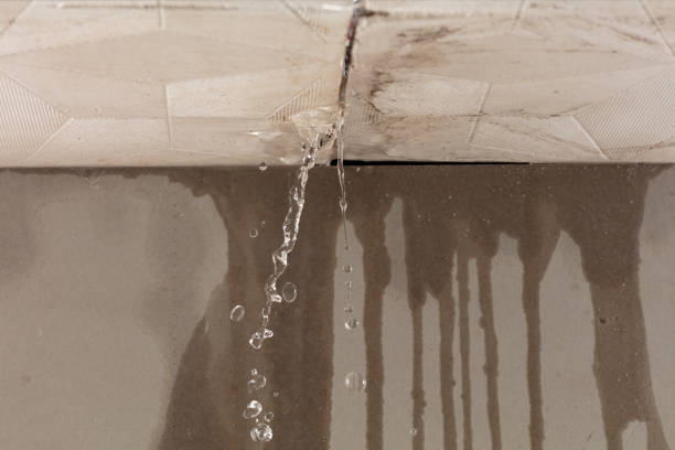 Professional Burst Pipe Cleanup technician working in Washburn, ND